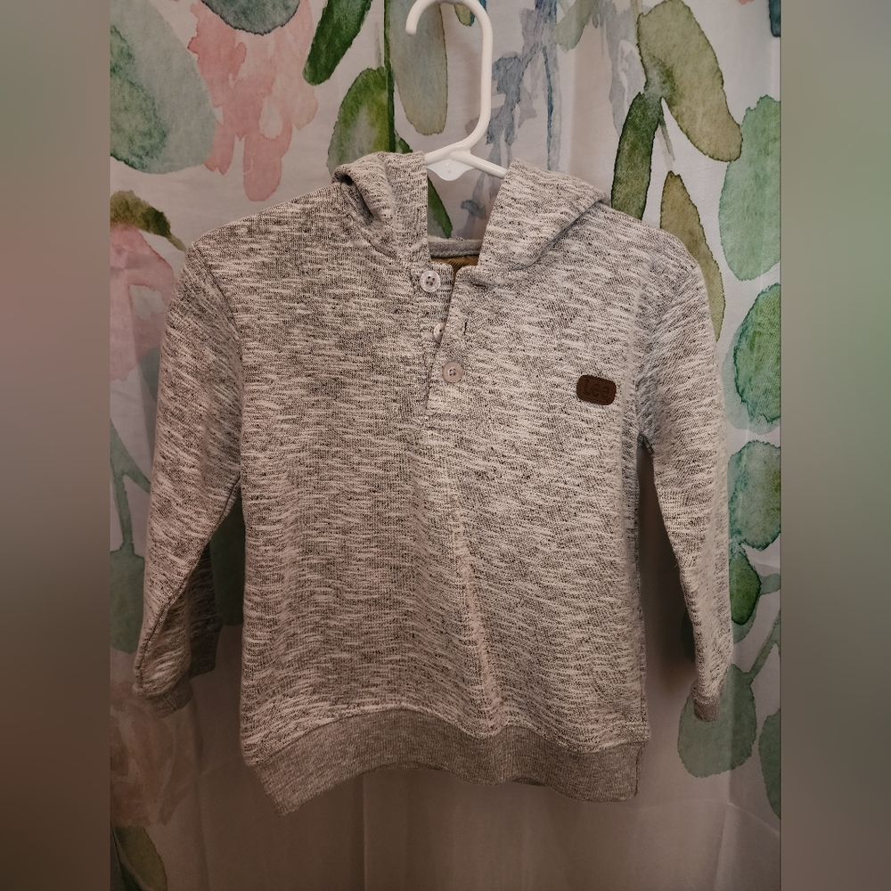 Lee Heather Grey Hooded Sweater Boys 2T